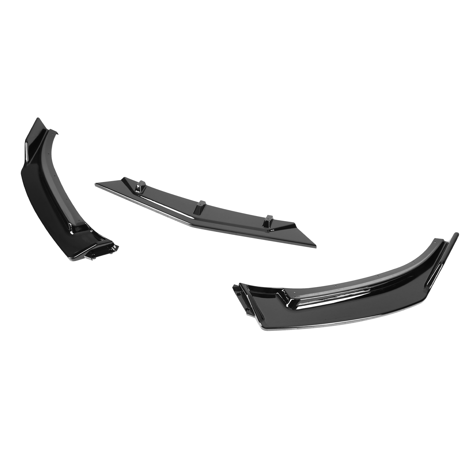Glossy Black Front Bumper Lip, Side Skirts & Rear Lip Kit For Mazda 3 & Mazdaspeed3