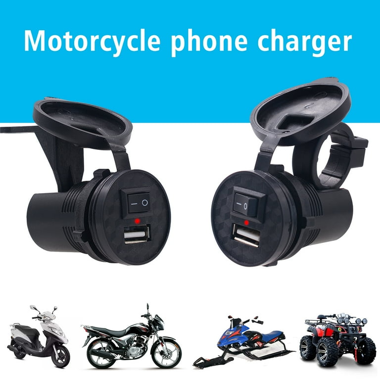 Motorcycle cell store phone charger
