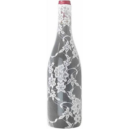 Lillian Rose Lace Wine Bottle Cover - Cream