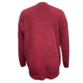 thumbnail image 5 of Fall Sweaters for Women Long Sleeve Crewneck Knit Hollow Out Sweaters Solid Color Casual Comfy Pullover Tops, 5 of 7