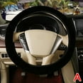 thumbnail image 4 of Housse de Volant de Voiture & Protecteur de Frein à Main - Doux, Confortable, Antidérapant, Ajustement Universel pour Toutes les Saisons - Options Beige/noir/gris, 4 of 8