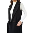 thumbnail image 4 of Abrigo diseño chaleco Roman Fashion, 2140 (Negro) negro M Roman Fashion AB-ELY-2140-NEGRO-ALL, 4 of 5