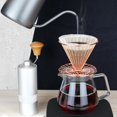 thumbnail image 5 of Travelwant Pour Over Coffee Dripper, Stainless Steel Coffee Filter Reusable Pour Over Coffee Filter Cone Coffee Dripper with Cup Stand for Single Cup Brew, 5 of 6