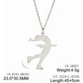 thumbnail image 6 of Inspirational Gymnast Pendant Necklace Ballet Ballerina Sports Dance Solo USA Gymnastics Choker Team Jewelry Woman Coach Daughter, 6 of 13