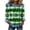 C Green, variant on Qgtaibl Womens Long Sleeve Plaid Shirts Denim Patchwork Crew Neck Tunic Tops Loose Fit Comfy Daily Blouse C Green XXL