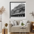 thumbnail image 4 of Historic Framed Print, Crested Peak from railroad. Roof of snow gallery, 17-7/8" x 21-7/8", 4 of 9
