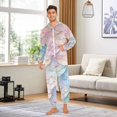 thumbnail image 5 of Flower Scales Adult Unisex Onesie Pajamas Slim Fit One Piece Suit Pjs Sleepwear Pajama Jumpsuit, 5 of 8