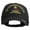 Black, variant on U.S. Army 1st Armored Division Embroidered Washed Solid Pigment Dyed Cotton Twill Brass Buckle Cap - Black OSFM