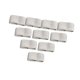 thumbnail image 5 of 10 piezas de correas elásticas de nailon para sujetar cinturones. Gris claro, 5 of 9