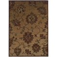 thumbnail image 4 of Style Haven  Ellington Borderless Traditional Area Rug Brown/Green 1'10" x 3'3" 0.25 - 0.5 inch 2' x 3' Entryway, Kitchen, Bedroom Green, 4 of 5