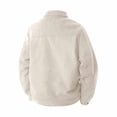 thumbnail image 4 of Dweltoz Corduroy Jacket for Men Casual Button Down Trucker Jacket Lightweight Collared Front Pockets Chore Jacket Western Loose Long Sleeve Coats 2026 Fall Winter Vintage Jacket,Beige 3XL, 4 of 4