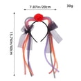 thumbnail image 4 of Isvgxsz Clearance Halloween Headband Cat Ears Hair Bands Spooky Bow Hair Cards Hair Band Headdress for Women, Perfect Hair Accessories for Halloween Ball Party Masquerade., 4 of 4