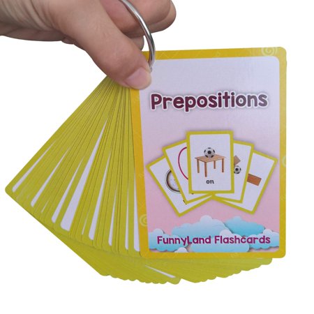 13-Piece English Flash Cards For Kids – Shapes Learning Cards, Waterproof Pre-K Educational Toys