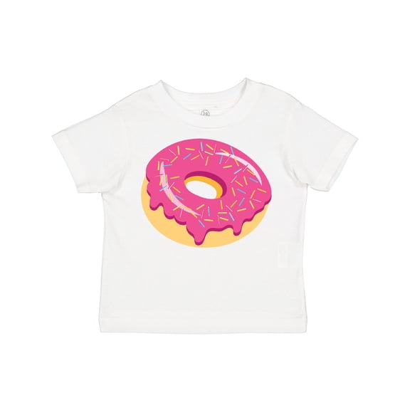 Inktastic Pink Donut with Sprinkles Boys or Girls Toddler T-Shirt
