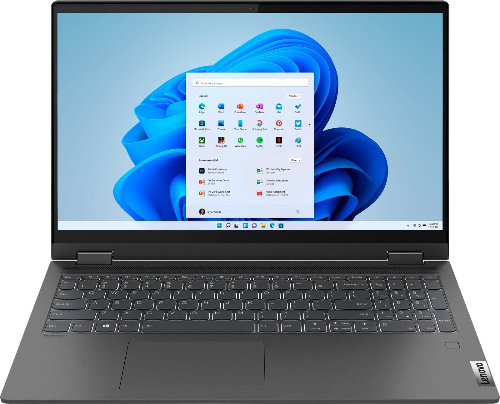 Lenovo Flex 5i 15.6" FHD Touch Screen Laptop | Intel Core i5-1135G7 Processor | 8GB RAM | 256GB SSD | Intel Iris Xe Graphics | Windows 11 Home | Graphite Grey | Bundle with Stylus Pen