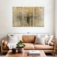thumbnail image 2 of Elephant Stock Open Arms Gold Wall Art - Horizontal Multi Panel Canvas - Living Room Wall Decor - Floral And Botanical Multi Panel - Beige And Brown Decor By Avery Tillmon - 57" x 36", 2 of 8