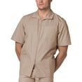 thumbnail image 1 of Adar Sarraus Universels pour Hommes - Veste de Sarrau à Manches Courtes Zippée, 1 of 7