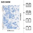 thumbnail image 3 of Haosy Blue White Stripes and Blue Flowers Notebooks 1-subject Journal 60 Sheets A5 College Ruled Paper Detachable Ring 8.3"x5.7", 3 of 8