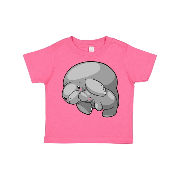 Inktastic Cute Manatee Family Boys or Girls Toddler T-Shirt