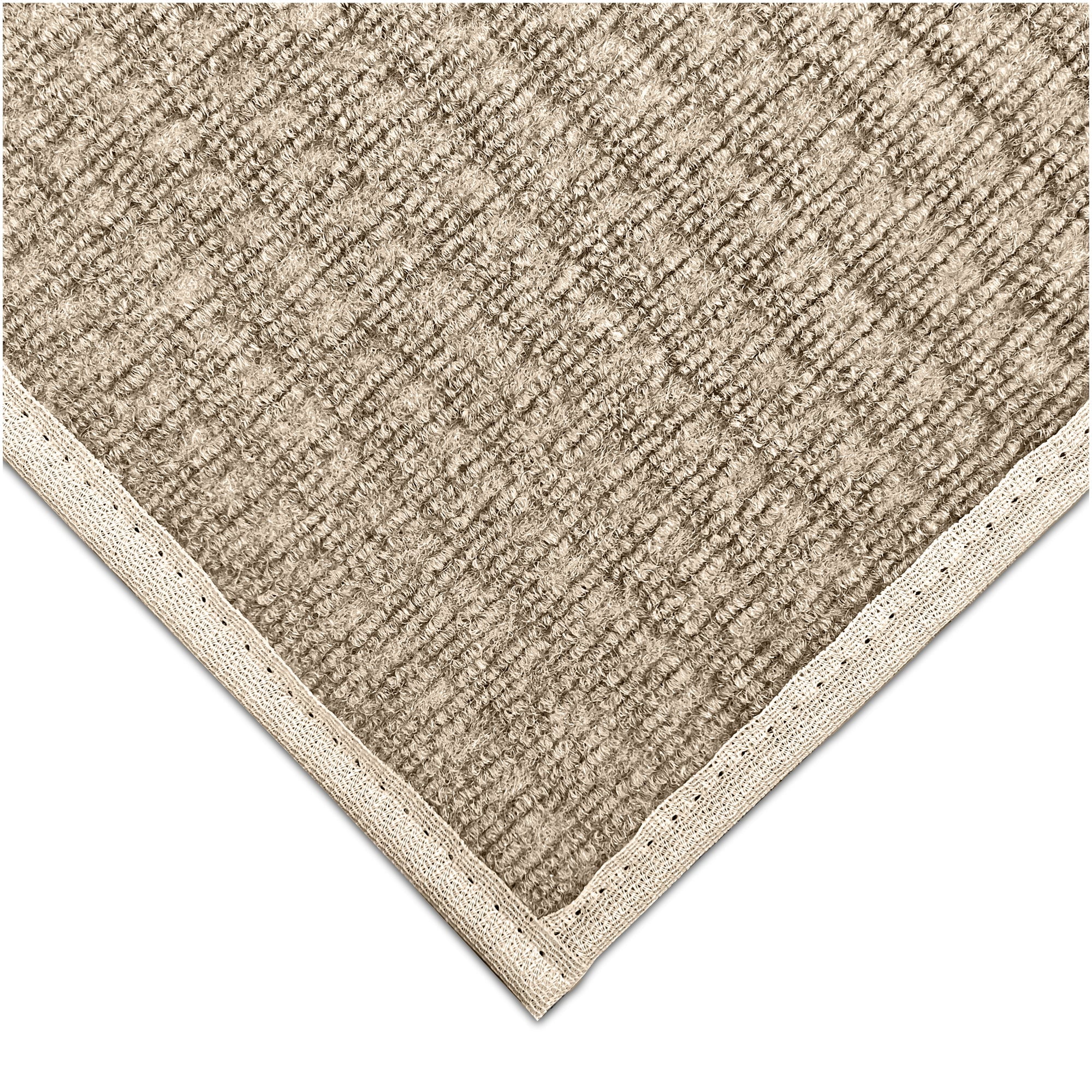 12'x12' Soft and Durable Interlace Indoor - Outdoor Area Rugs Lightweight and Flexible for Easy Cleaning and Transport (Color: Taupe)