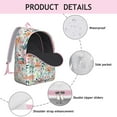 thumbnail image 4 of Floral Sunflower Commuter Backpack for School College Teens Adults, Large Capacity Bookbag with Laptop Sleeve, Durable Everyday Travel Backpack, Flowers Print Unisex Gift Idea for Work or College, 4 of 5