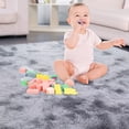 thumbnail image 3 of CAROMIO Light Grey Area Rug Faux Fur Non-Slip Plush Shag Home Decor Floor Mat Carpet for Living room Bathroom Entryway, 8 x 10 feet, 3 of 6