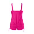 thumbnail image 5 of Women Swimsuits Swimwear Leisure Fashion 2Pcs Set Elegant Swimsuits for Tankini Top With Swimming Shorts Hot Pink M, 5 of 5