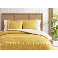 thumbnail image 3 of Pasadena Medallion Yellow 2-Piece Microfiber Comforter Set with Tassels - Twin, 3 of 6