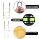 thumbnail image 3 of Greeniant Escalera de barco inflable, cuerda de embarque para Kayak, nailon, deportes acuáticos al aire libre, kayak, vela, piezas desmontables, Deportes acuáticos 4 pasos, 3 of 6
