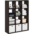 thumbnail image 2 of Cubicle Book Shelf  Vertical Thick Frame Bookshelf  Horizontally & Vertically Reversible Bookcase with Open Back  x x for Living Room  Bedroom  Home Office, 2 of 6