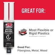 J-B Weld Plasticbonder Black Syringe Epoxy Adhesive 25 ml