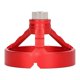 thumbnail image 2 of 3 in 1 Vertical Hole Punch Locator with 6 Drill Bushings Woodworking Drill Bit Guide Jig Fixture Red, 2 of 5