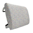 thumbnail image 1 of Stars Lumbar Pillow, Colorful Stars Pattern Elements Celebration Theme Random Repeating Design, Soft Back Cushion for Office Chairs with Adjustable Straps, 14" x 13", Multicolor, by Ambesonne, 1 of 7