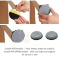 thumbnail image 4 of 24pcs 25mm Furniture Glides Ch Leg Sliders For Furniture Easy Movers (round), 4 of 5