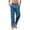 Blue-1, variant on Cotton Linen Pants for Mens Straight Leg Elastic Waist Lightweight Trousers Beach Relaxed Loungewear with Pockets