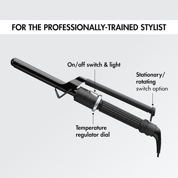 Curling Iron Porcelain Ceramic Hair Curler for Smooth & Stylish Waves