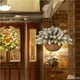 thumbnail image 5 of Injueey Christmas Hanging Basket Artificial Pine Cones Pendant Holiday Woman Lights Hanging Wedding Room Ornament Decoration Kits de decoración para fiestas Pelota, 5 of 6