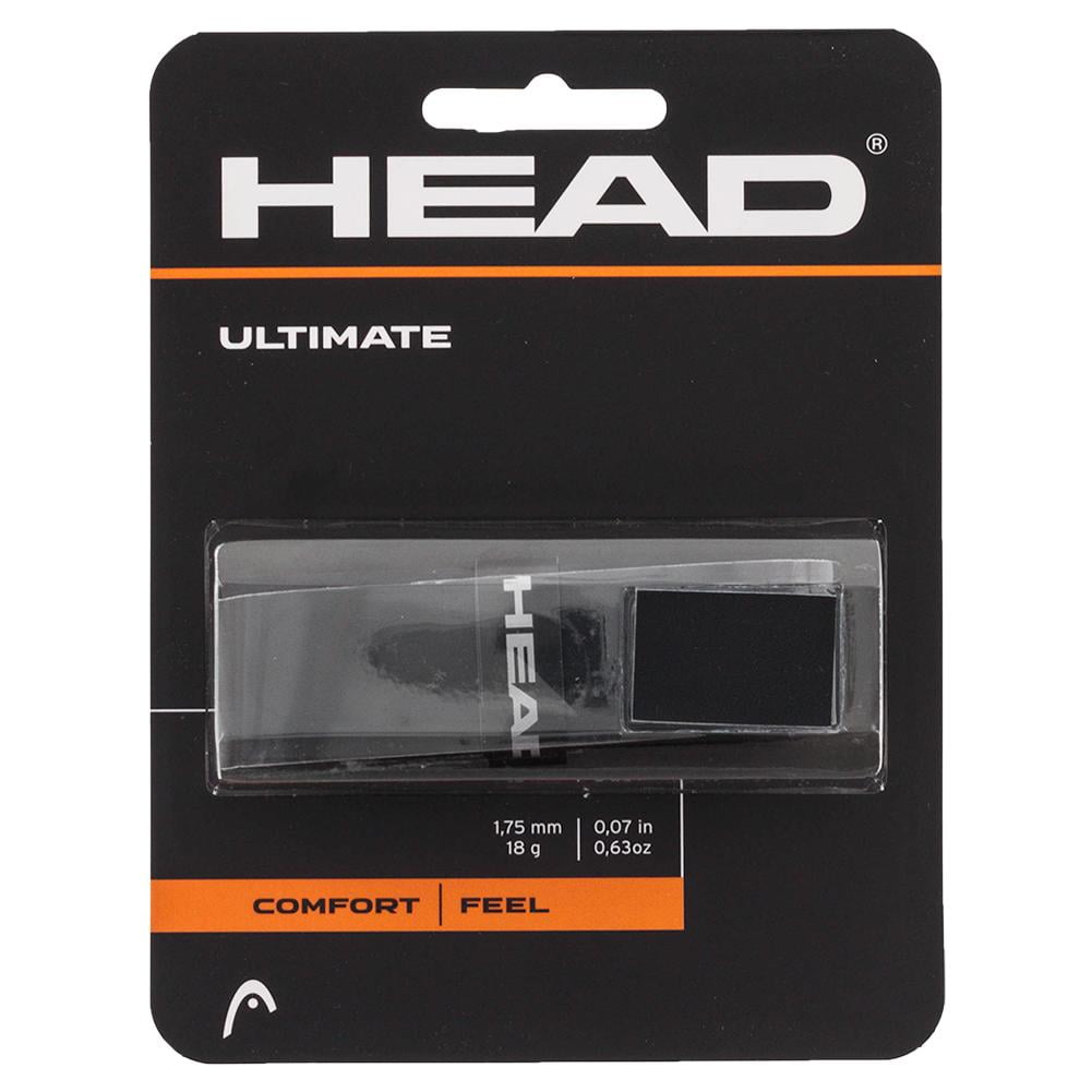6 pack bundle HEAD Ultimate Replacement Grips Tennis Racquet Racket Grip Black 