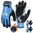 thumbnail image 1 of Guantes de trabajo HANDLANDY impermeables y aislantes para invierno (2 pares), 1 of 7