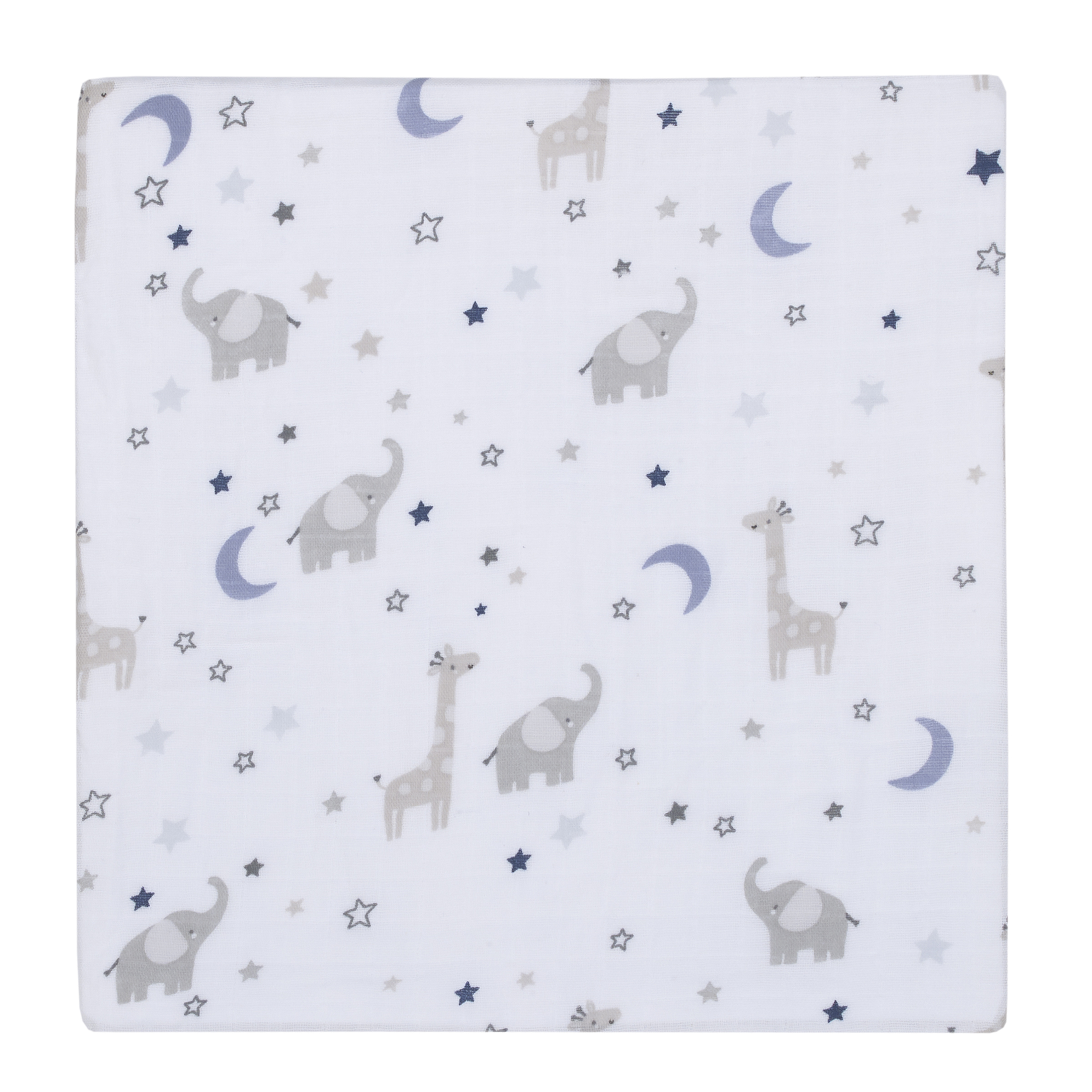 Parent's Choice Muslin Swaddle Elephant Stars photo 3