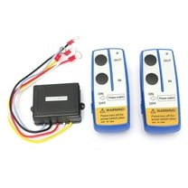 12V Car Wireless Winch Electric Remote Control Switch With Manual Transmitter Set for Truck ATV SUV Vehicle Trailer