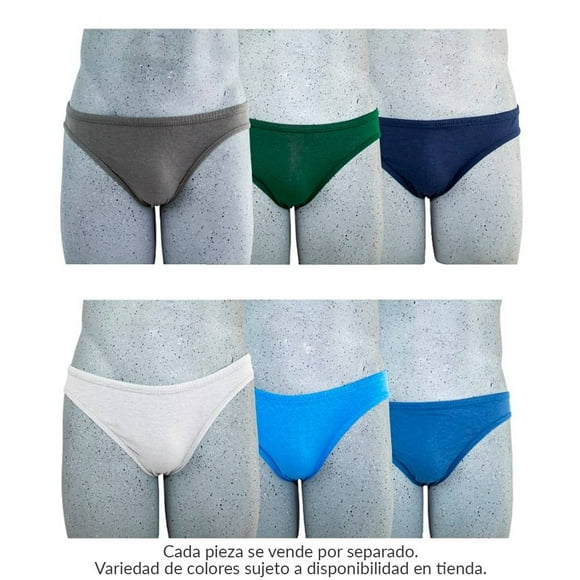 Bikini HPC Polo para Hombre, Multicolor 1 Paquete con 7 Piezas Talla EG