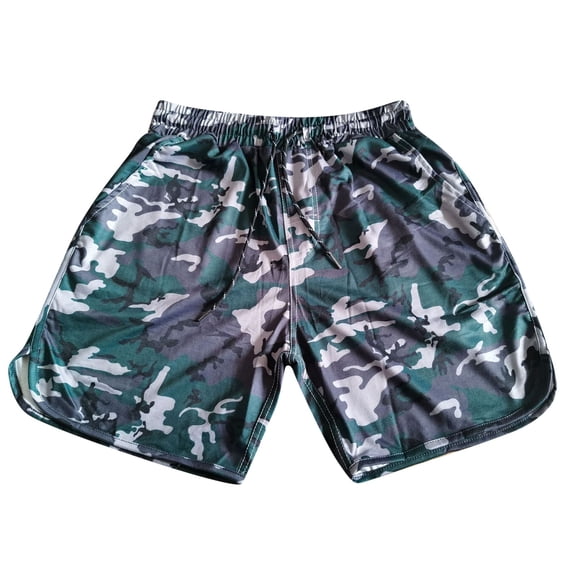 Vedolay Shorts Mens Casual Elastic Waist Cargo Shorts Relaxed Fit Outdoor Multi Pocket Work Shorts,AG XXL