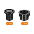 thumbnail image 3 of Uxcell 2 juegos de patas niveladoras, niveladores de tubo redondo ajustables de 1.65" de diámetro, deslizadores atornillables, negros, 3 of 6