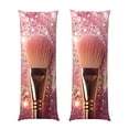 thumbnail image 1 of Fotbe Makeup Brush on Pink Glitter Funda para Almohada Corporal con Diseño, Funda de Microfibra Ultrasuave de 20x54 Pulgadas, Ropa de Cama Elegante, 1 of 7