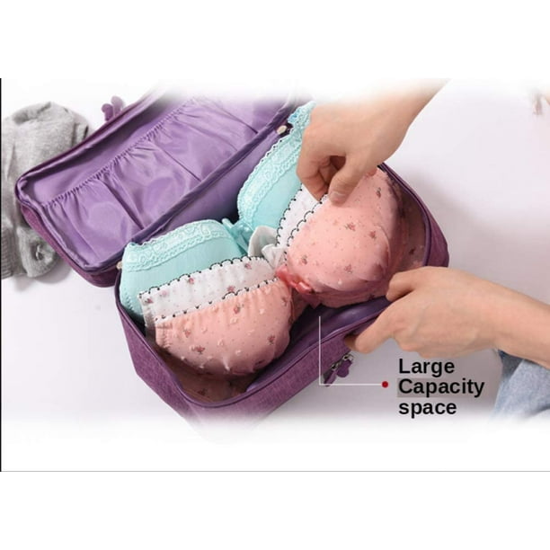 Socks Bra Storage Bag Travel Waterproof Panties Underwear Storage，Portable  Multifunctional Bra，Panties，Socks，Cosmetic Accessories Storage Bag Wardrobe