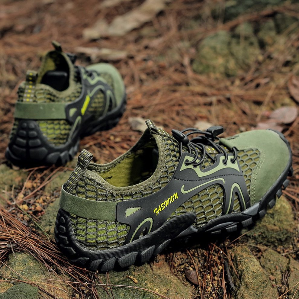 Men's breathable mesh casual light outdoor hiking shoes Clearance
