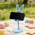 thumbnail image 4 of BAOPAI Easter Themed Cute Bunny Adjustable Telescopic Phone Tablet Stand Holder for Desktop Viewing with Stable Base and Decorative Design, 4 of 6