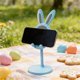 thumbnail image 3 of ddioayh Phone Stand Adjustable Telescopic Height Bunny Inspired Design Desktop Cell Phone Holder Universal for Smartphones Tablets Students Study Desk Accessory with Non-Slip Base, 3 of 6
