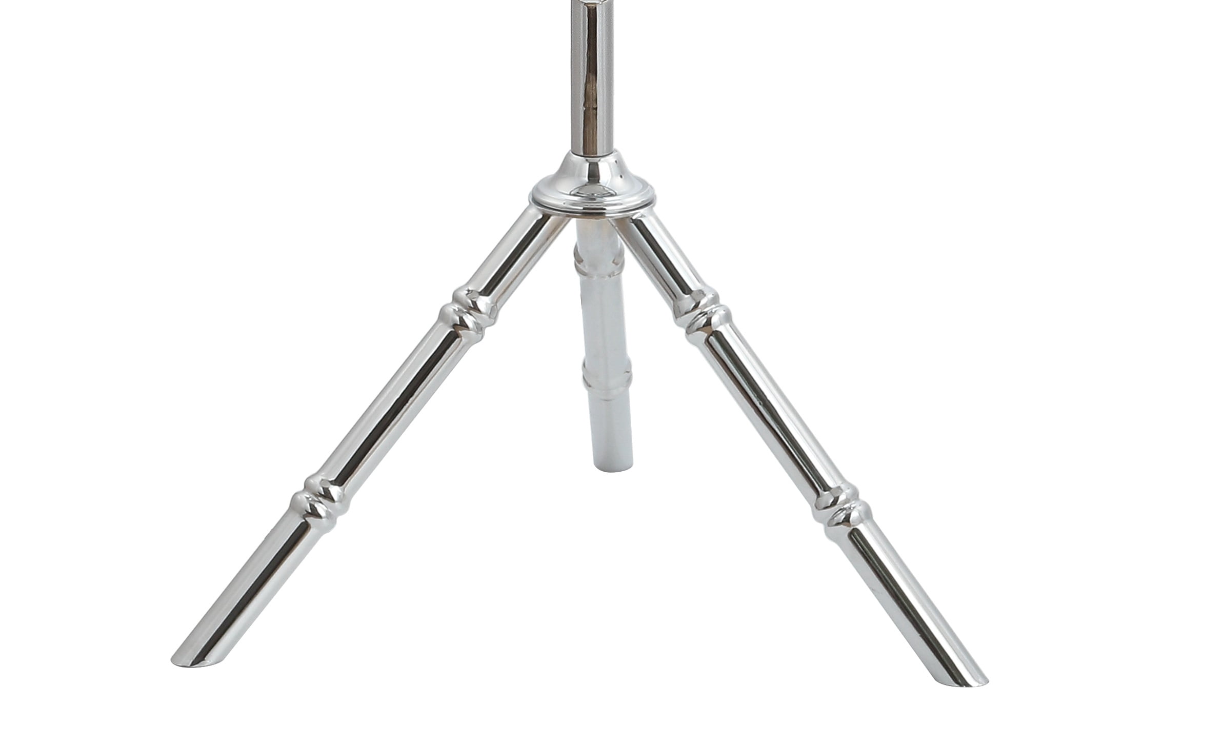 JONATHAN Y Hall 62" Metal LED End Table Floor Lamp, Chrome, JYL2012B
